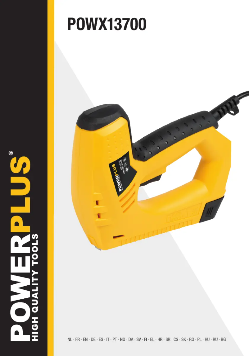 Image de la première page du manuel de l'appareil POWX13700