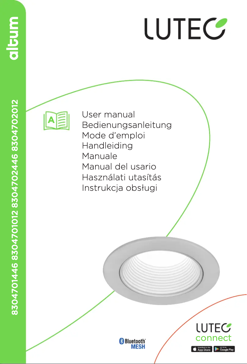 Image de la première page du manuel de l'appareil Altum