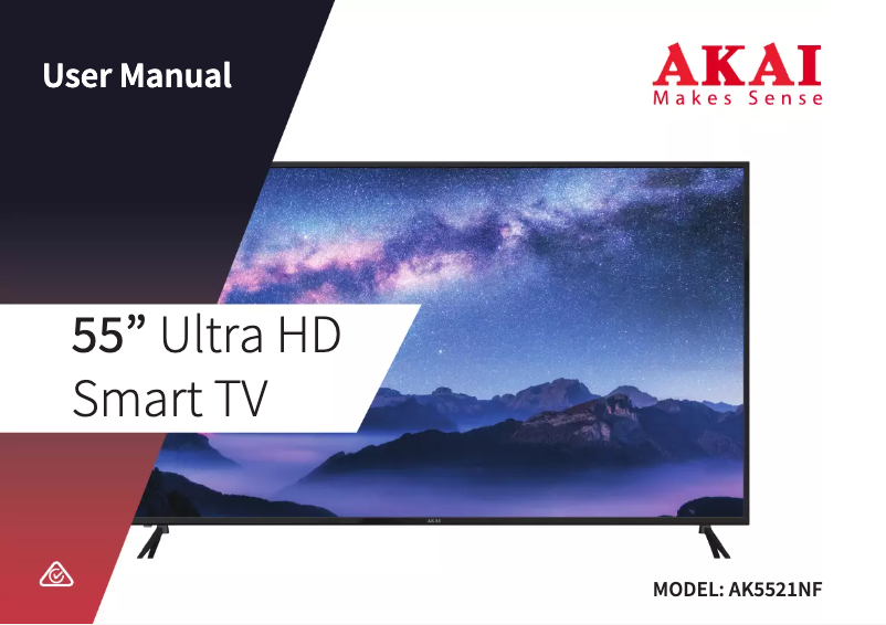 Page n°1 - Manuel utilisateur AKAI AK5521NF