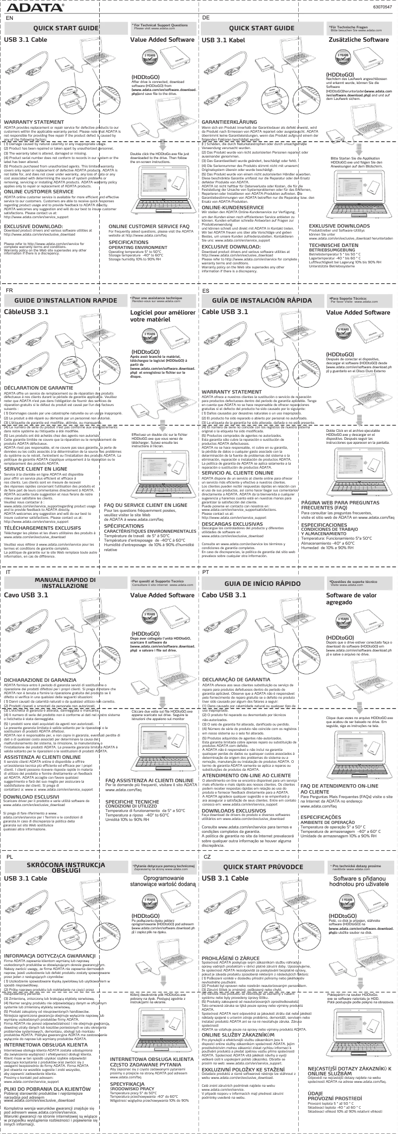Image de la première page du manuel de l'appareil HD725