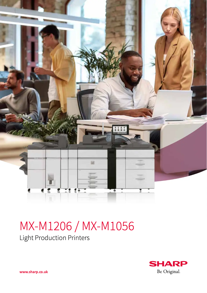 Page 1 de la notice Brochure Sharp MX-M1206