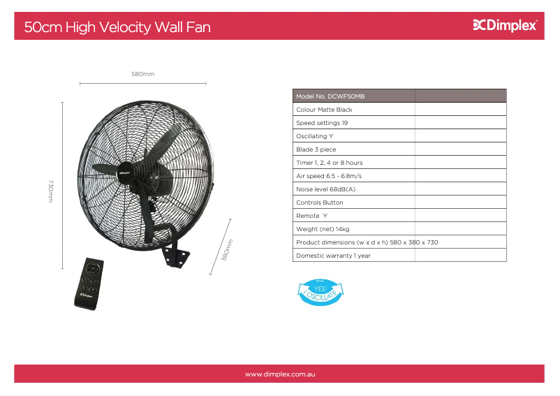 Image de la première page du manuel de l'appareil DCWF50MB