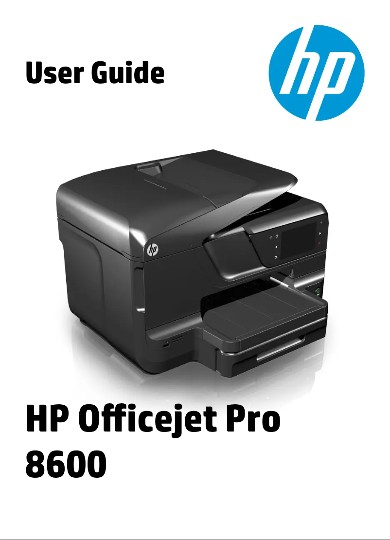 Imagen de la primera página del manual del dispositivo Officejet Pro 8600 Plus