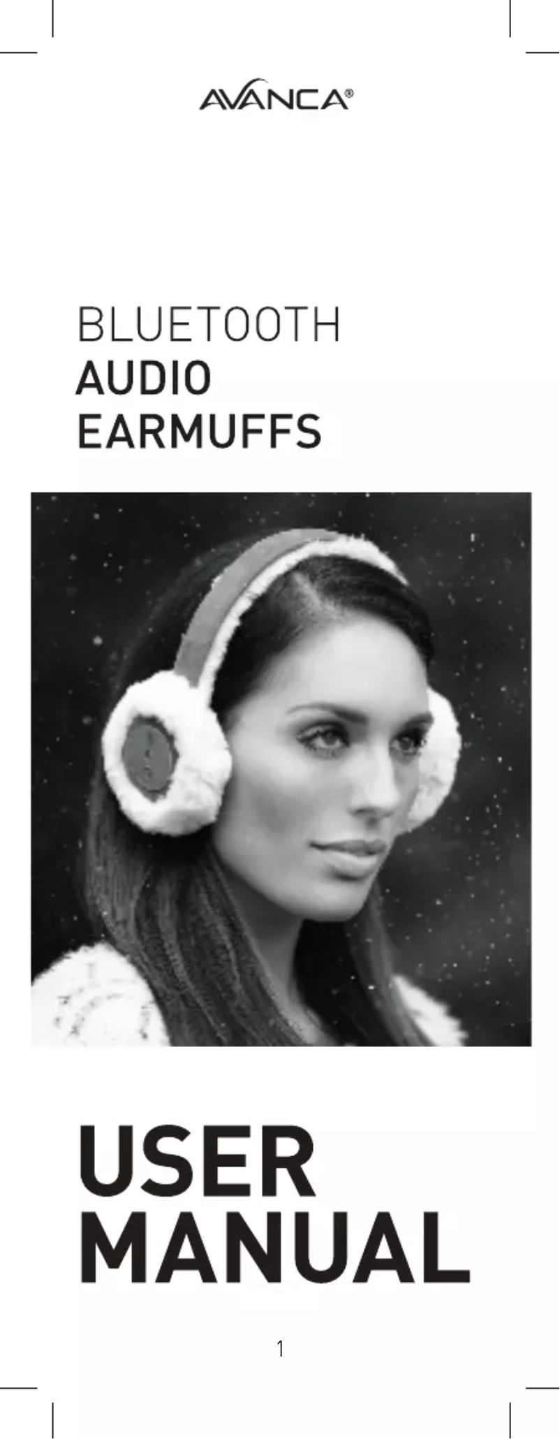 Page 1 de la notice Manuel utilisateur Avanca Audio Earmuffs