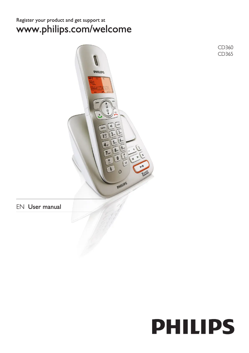 Página 1 del manual Manual de instrucciones Philips CD360