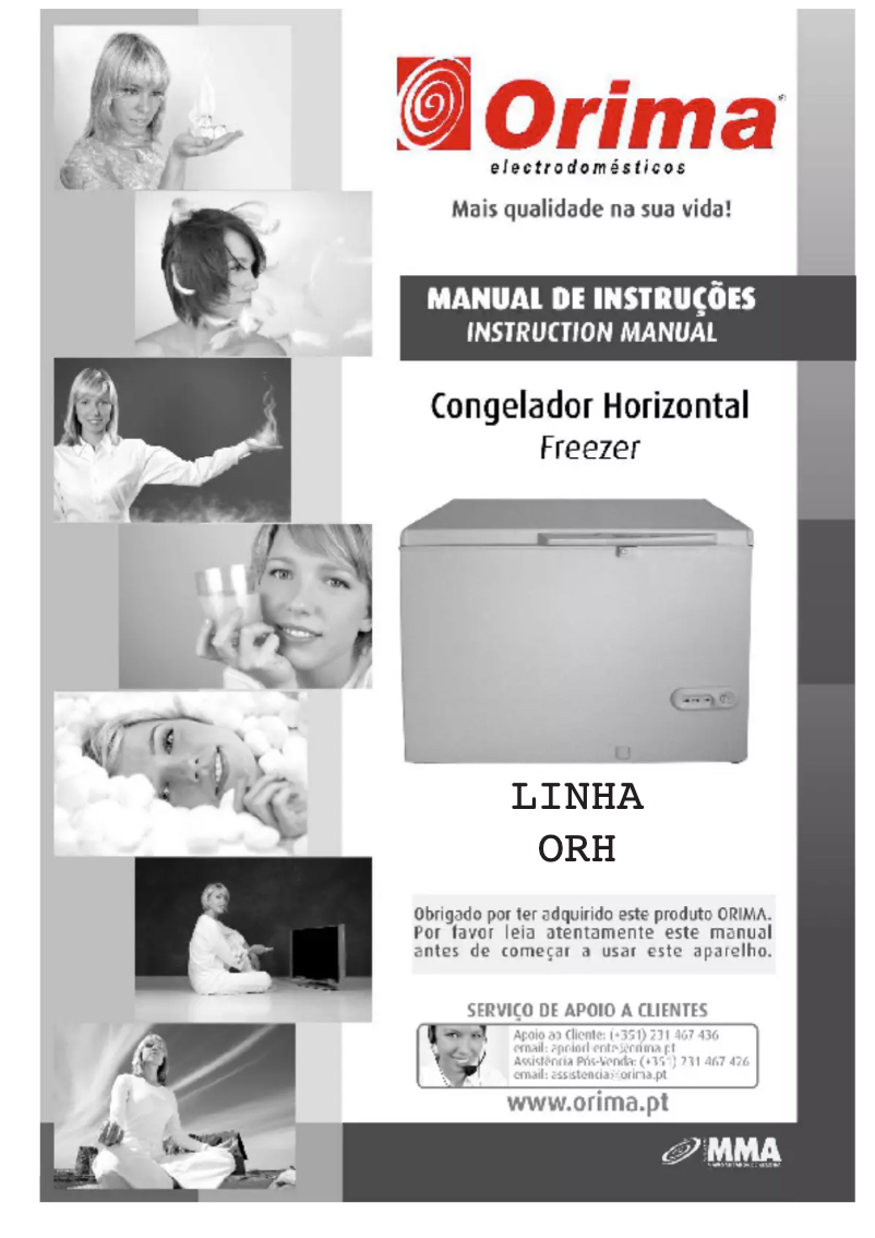 Page n°1 - Manuel utilisateur Orima ORH 220
