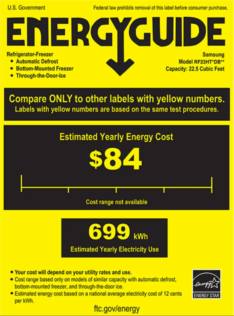 Image de la première page du manuel de l'appareil RF23HTEDB