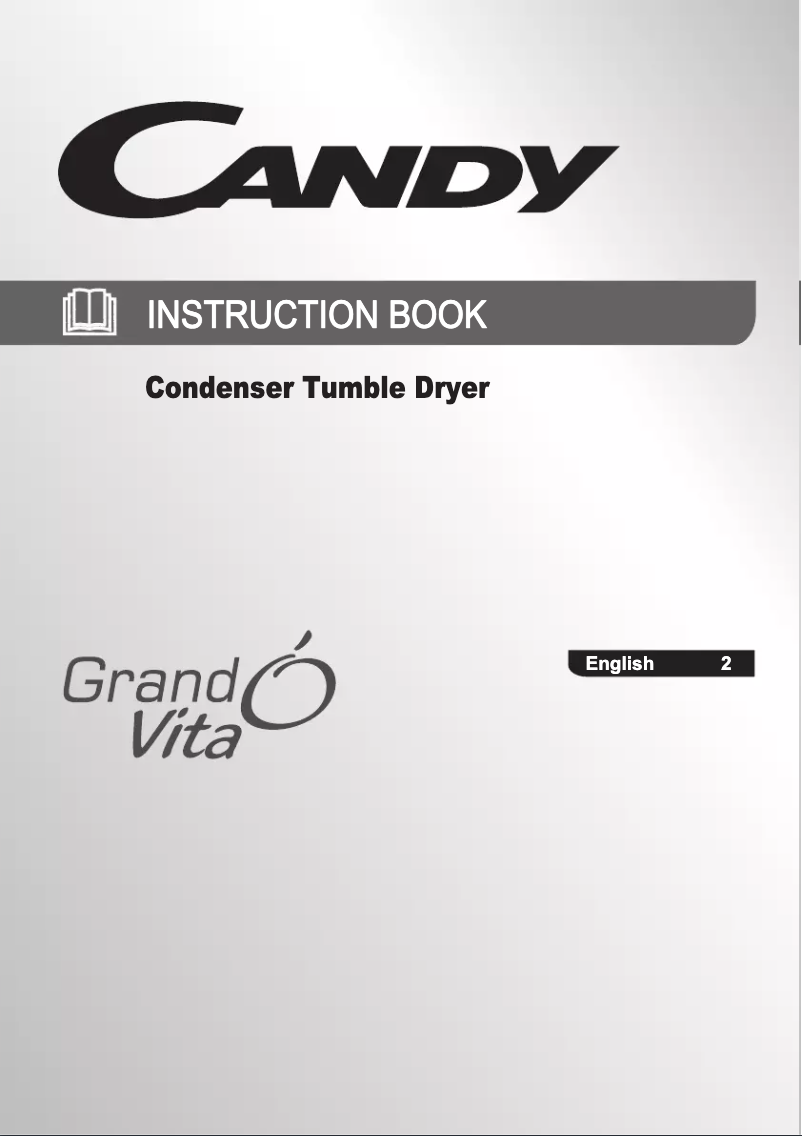 Page n°1 - Manuel utilisateur Candy GVC D1013B-80