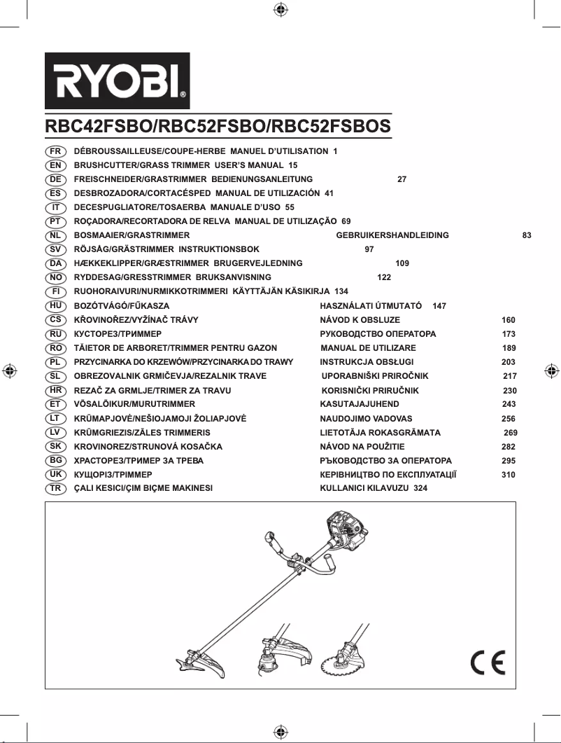 Image de la première page du manuel de l'appareil RBC52FSBO