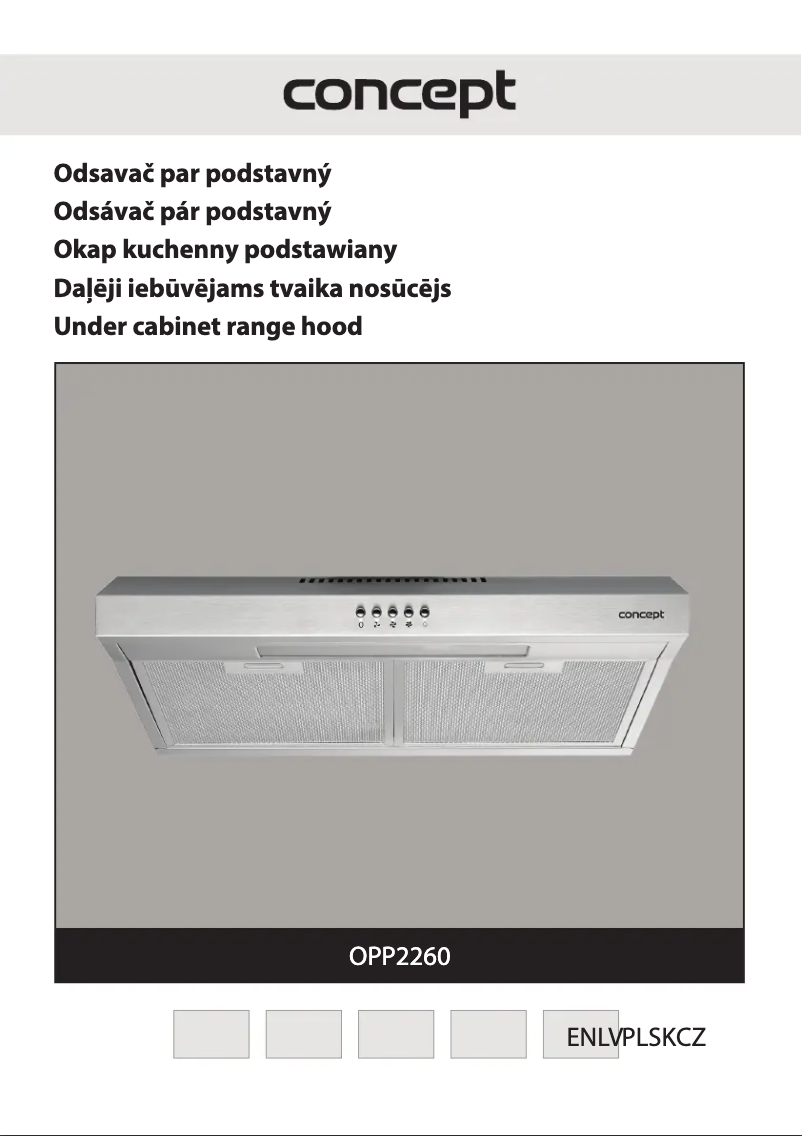 Image de la première page du manuel de l'appareil OPP2260