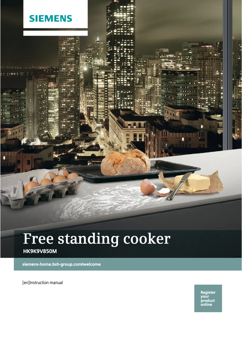 Image de la première page du manuel de l'appareil HK9K9V850M