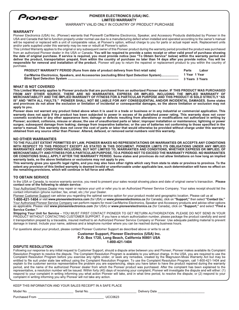 Image de la première page du manuel de l'appareil TS-A6880F