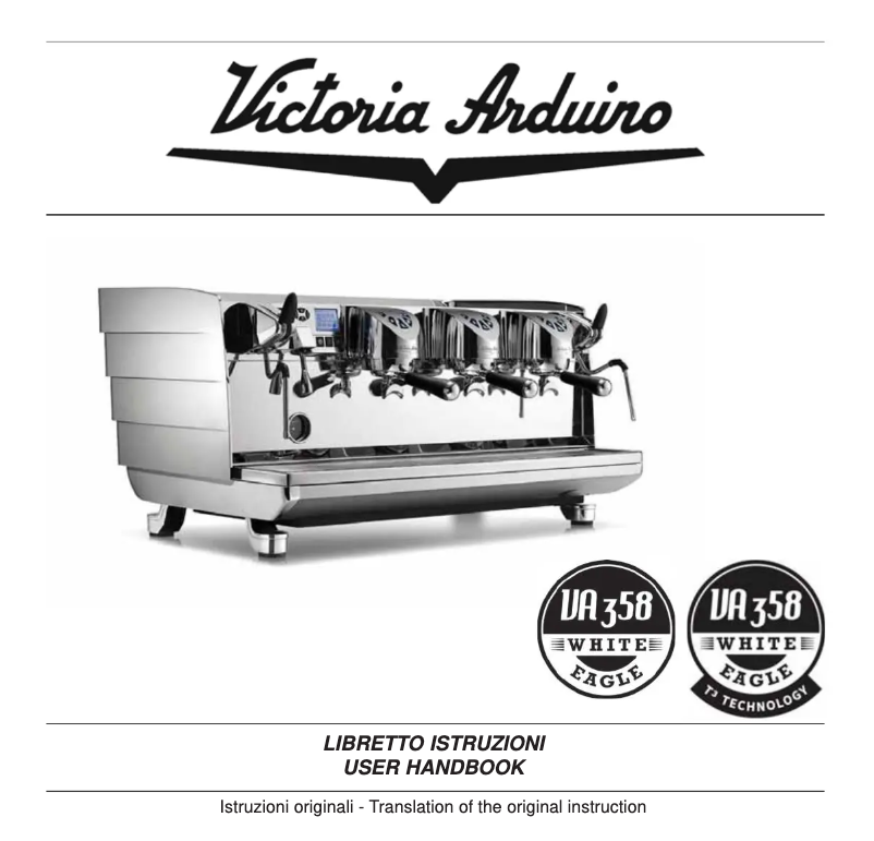 Page 1 de la notice Manuel utilisateur Victoria Arduino White Eagle T3