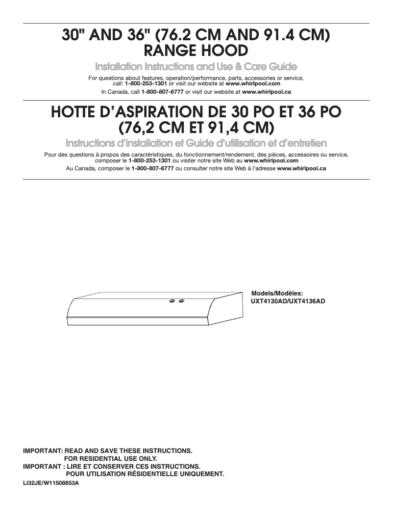 Página 1 del manual Manual de usuario KitchenAid UXT4136ADB