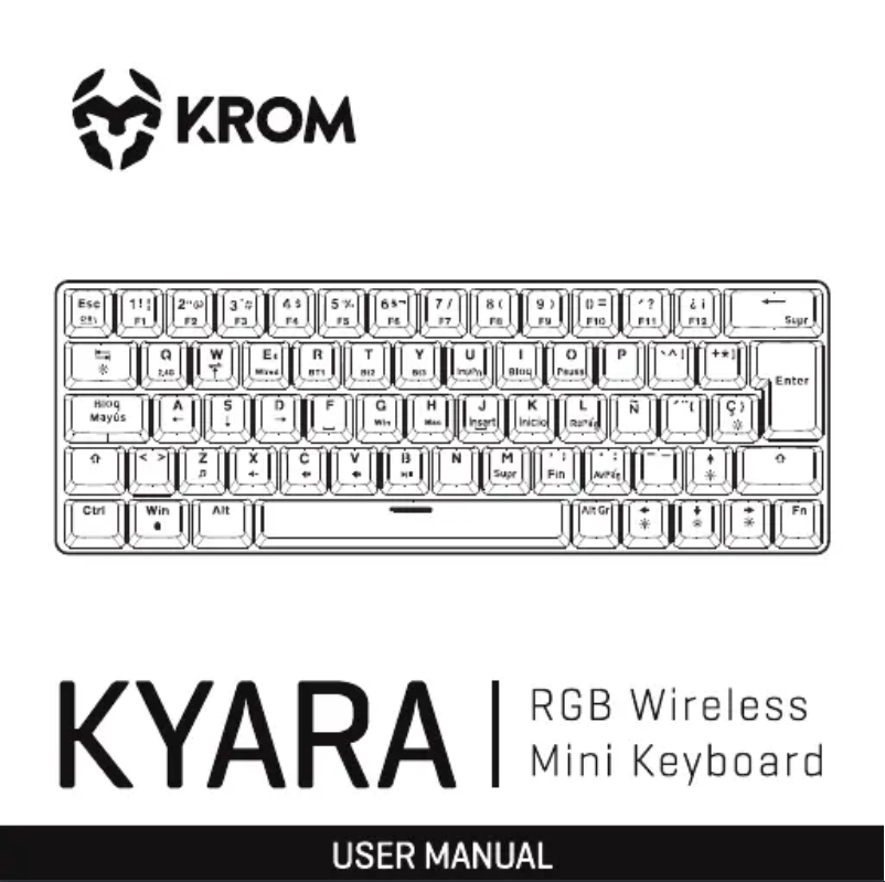 Page 1 de la notice Manuel utilisateur Krom Kyara