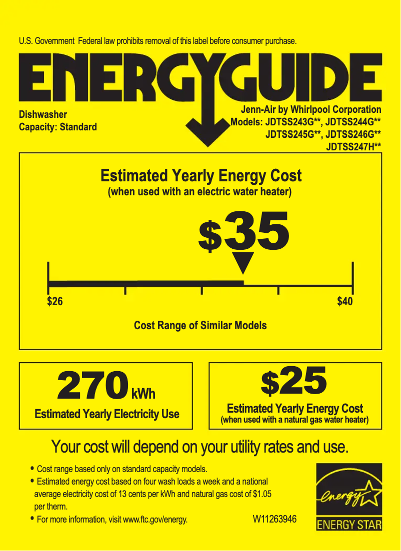 Image de la première page du manuel de l'appareil JDTSS246GP