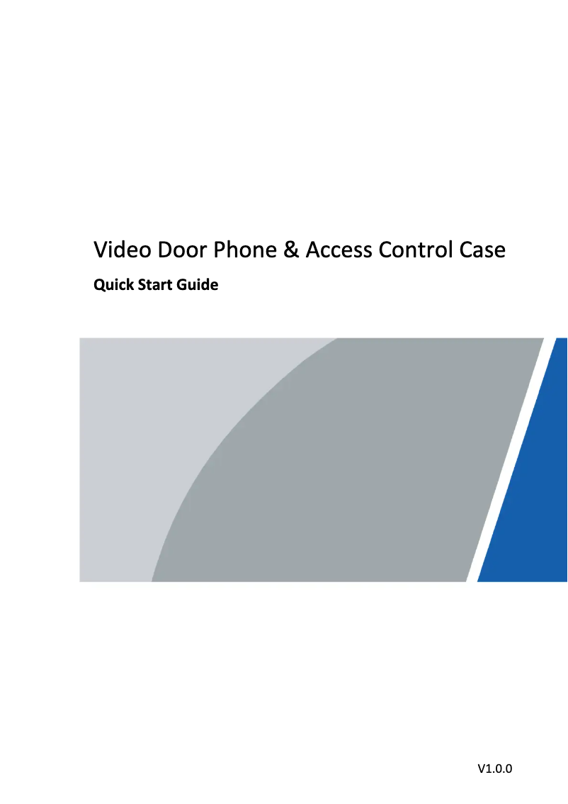 Image de la première page du manuel de l'appareil VTM501