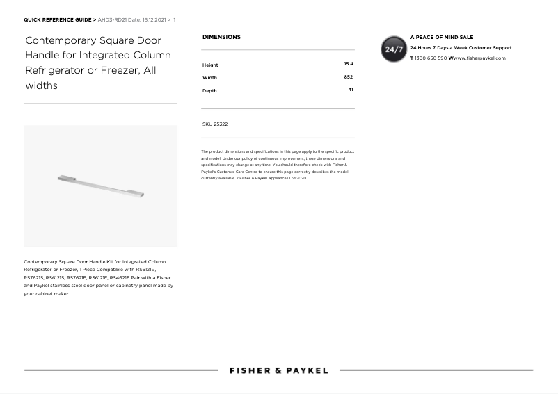 Image de la première page du manuel de l'appareil AHD3-RD21