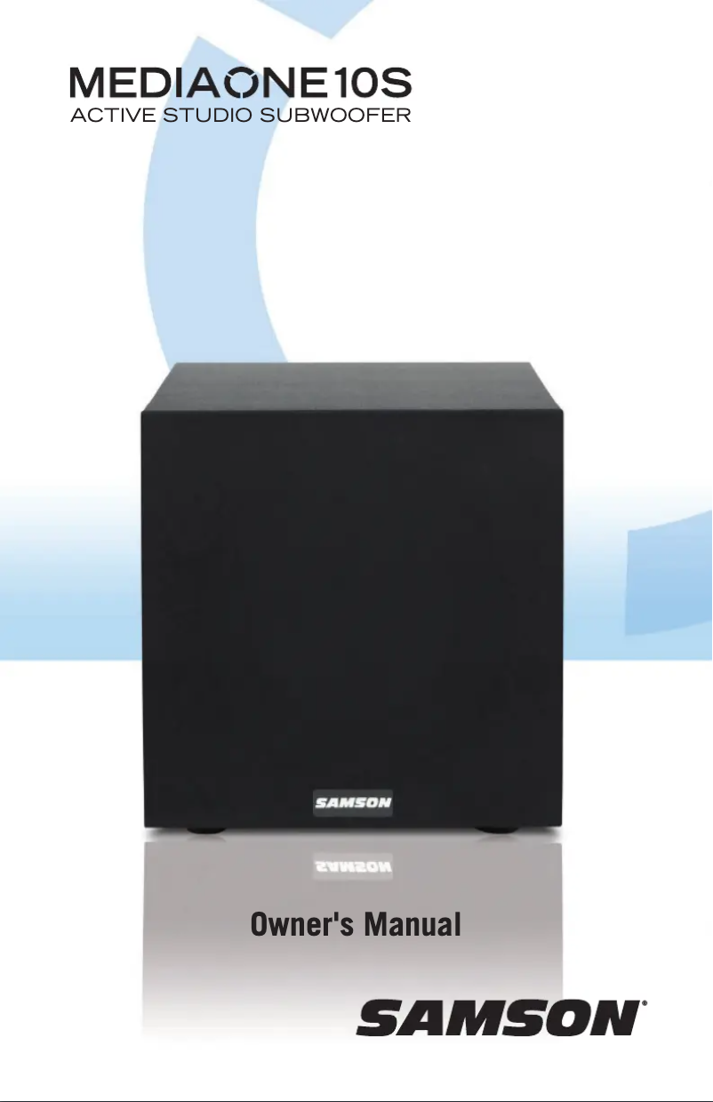 Page 1 de la notice Manuel utilisateur Samson MediaOne 10S