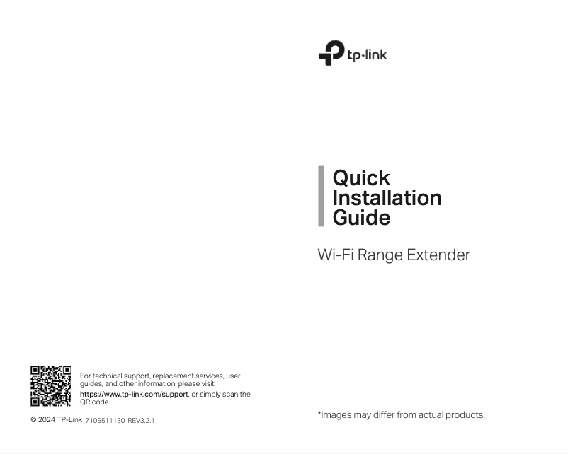 Page 1 de la notice Manuel utilisateur TP-Link RE615X