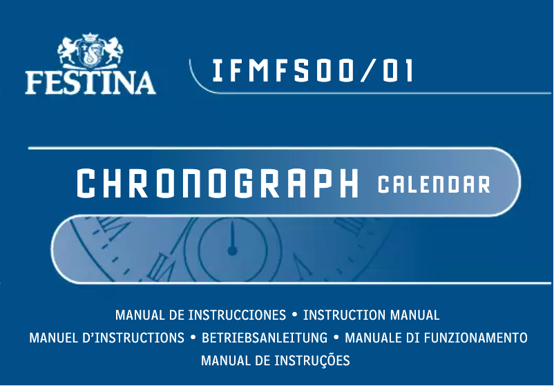 Page 1 de la notice Manuel utilisateur Festina F16129