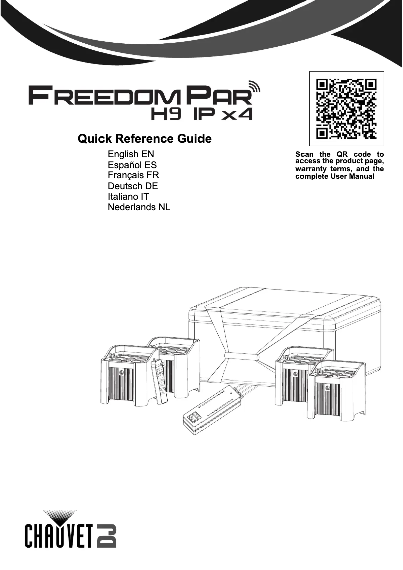 Página 1 del manual Manual de usuario Chauvet Freedom Par H9 IP X4