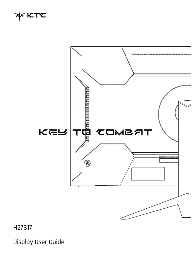 Page n°1 - Manuel utilisateur KTC H27S17