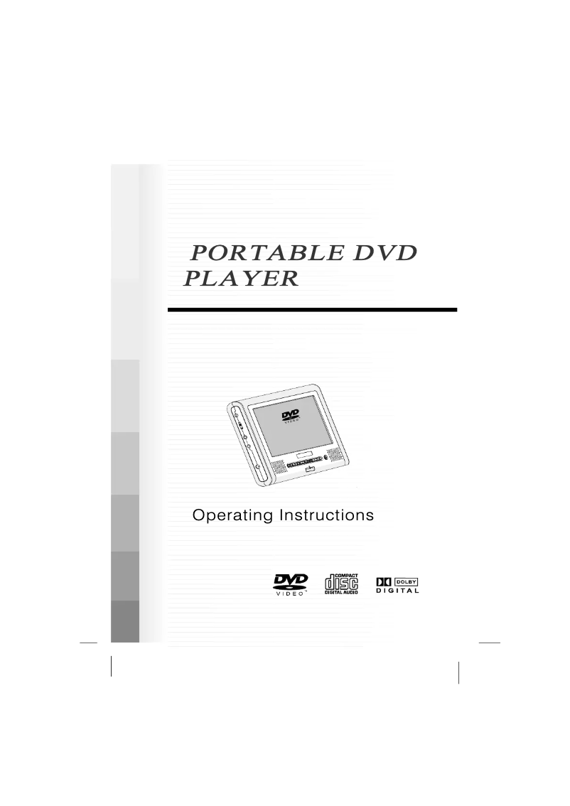 Page 1 de la notice Manuel utilisateur Coby TF-DVD7700