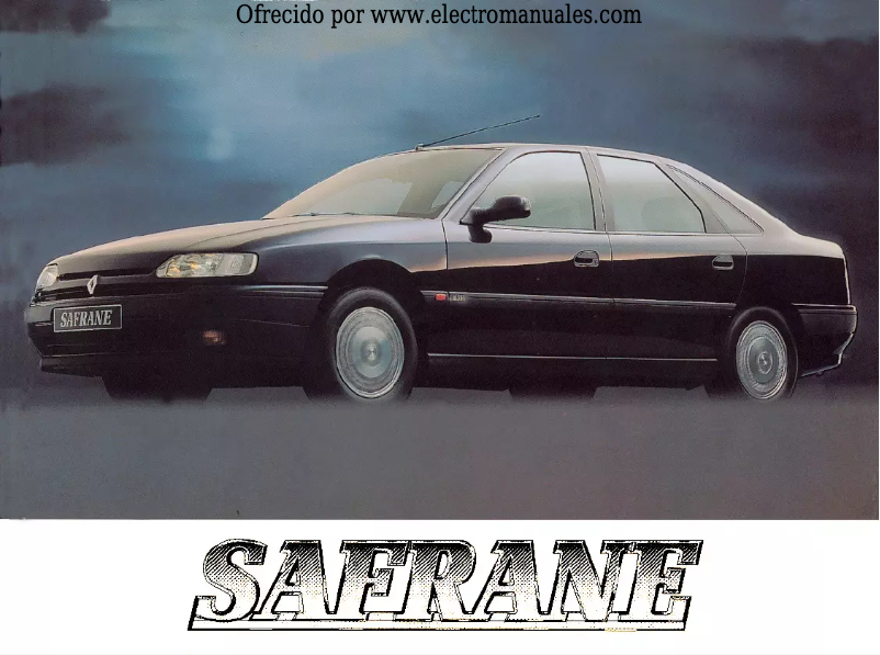 Page 1 de la notice Manuel utilisateur Renault Safrane (1991)