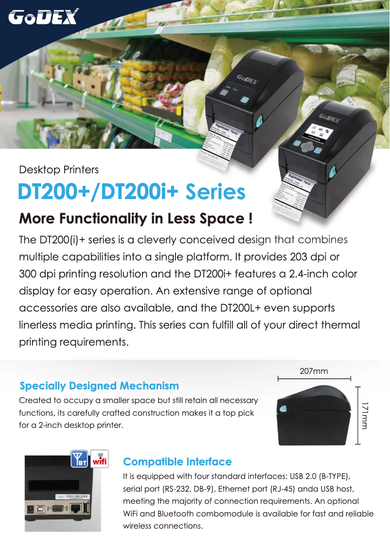 Page n°1 - Brochure Godex DT230