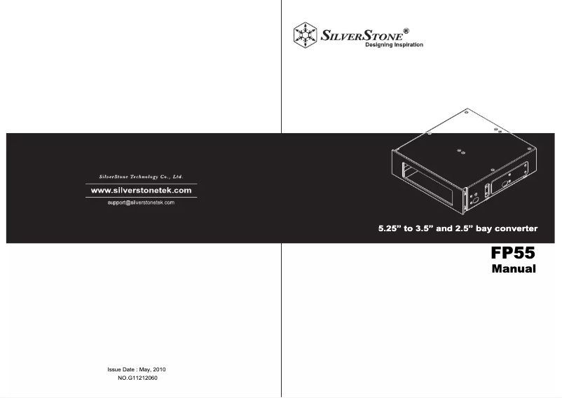 Page n°1 - Manuel utilisateur Silverstone FP55