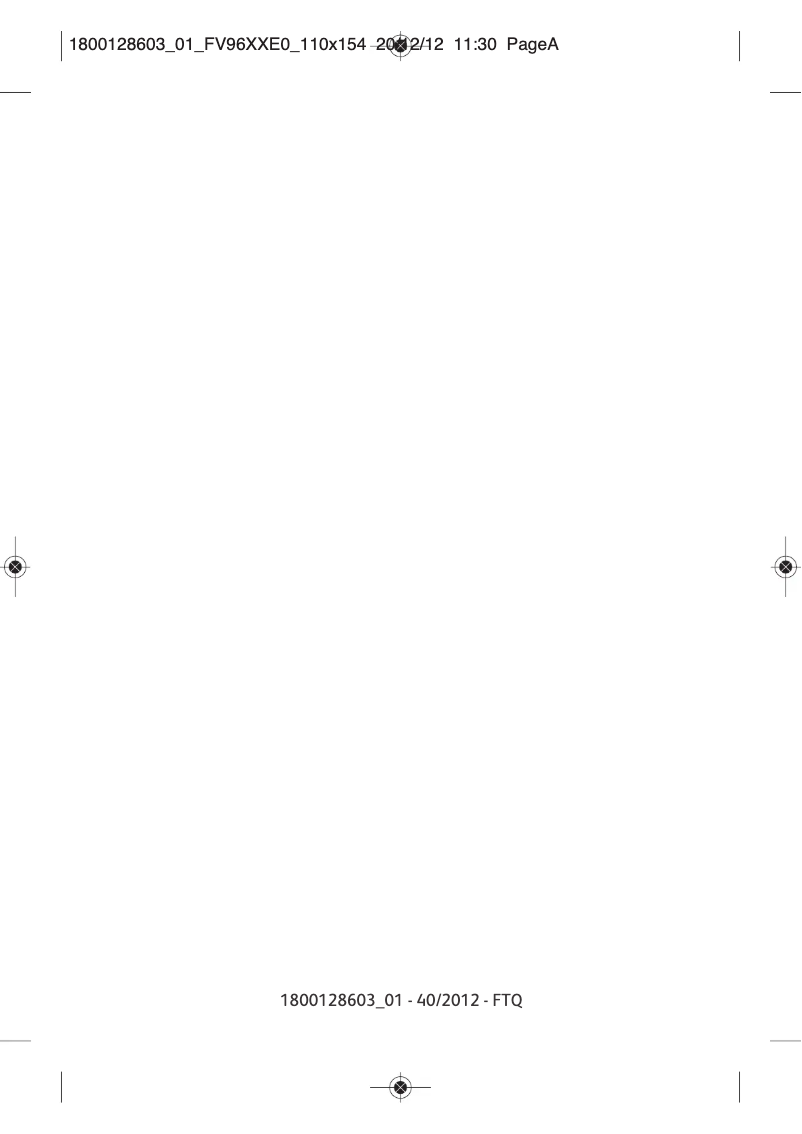 Page n°1 - Manuel utilisateur Tefal Ultimate Anti-calc FV9640