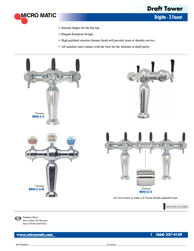 Página 1 del manual Manual de usuario Micro Matic BRIG-3-M