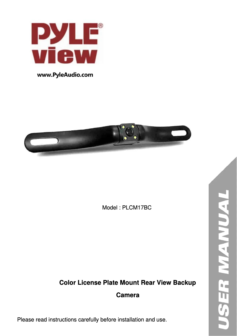 Page 1 de la notice Manuel utilisateur Pyle PLCM17BC