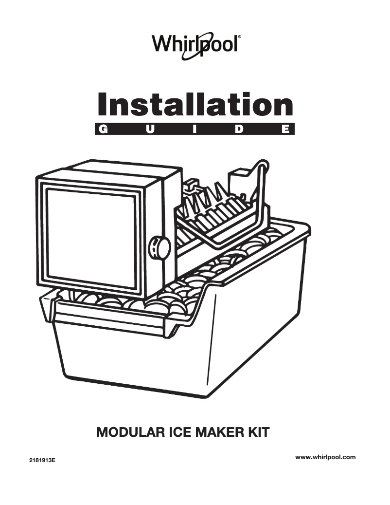 Page n°1 - Guide d'installation Maytag MRT118FFFH