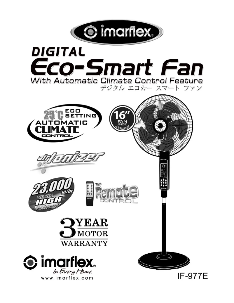 Página 1 del manual Manual de usuario Imarflex IF-977E