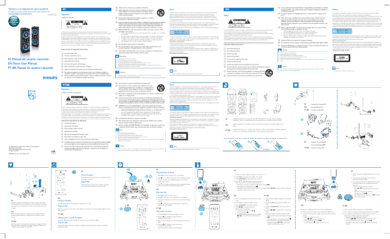 Page 1 de la notice Guide de démarrage rapide Philips NTRX700