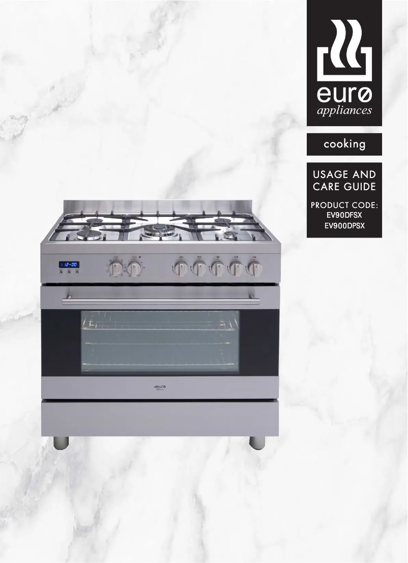 Page 1 de la notice Manuel utilisateur Euro Appliances EV900DPSX