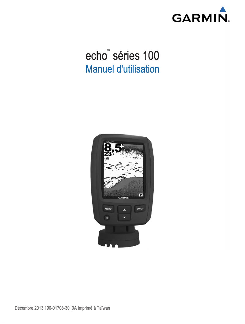 Image de la première page du manuel de l'appareil Echo 101