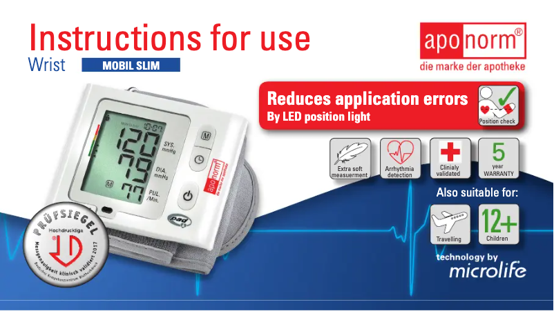 Page n°1 - Manuel utilisateur Aponorm Mobil Slim