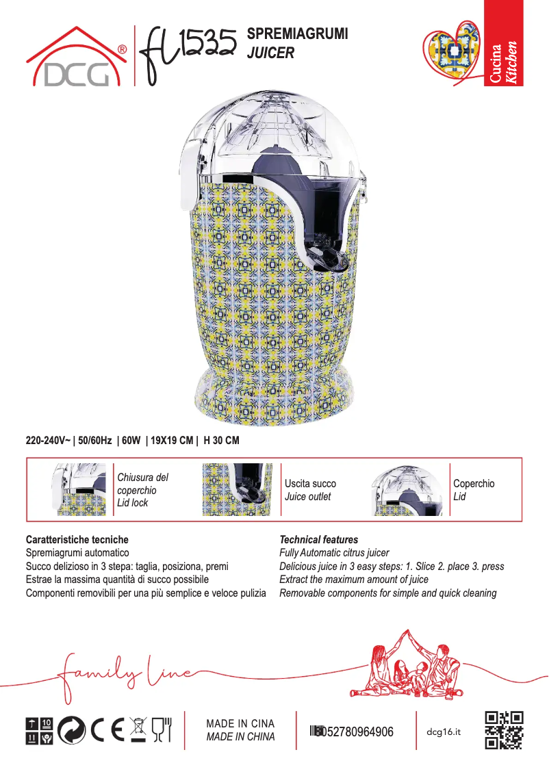 Página 1 del manual Manual de usuario DCG FL1535