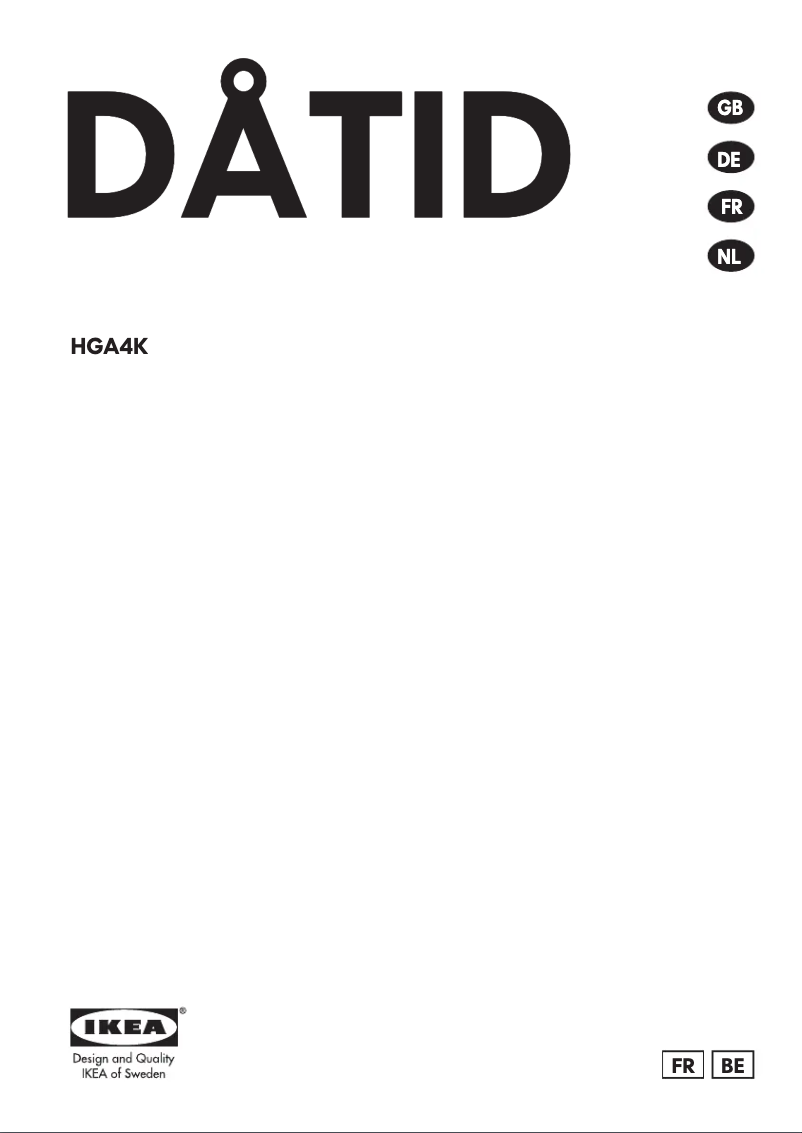 Image de la première page du manuel de l'appareil DATID HB 510 S