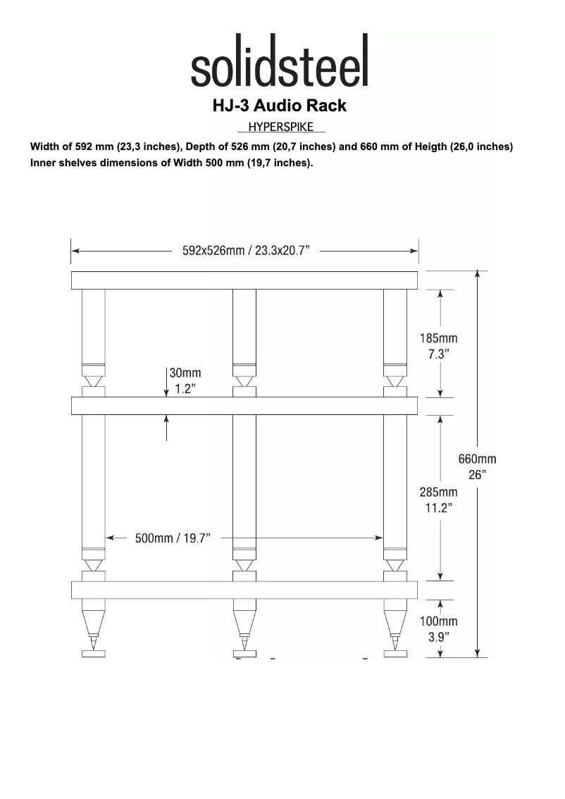 Image de la première page du manuel de l'appareil Hyperspike HJ-3