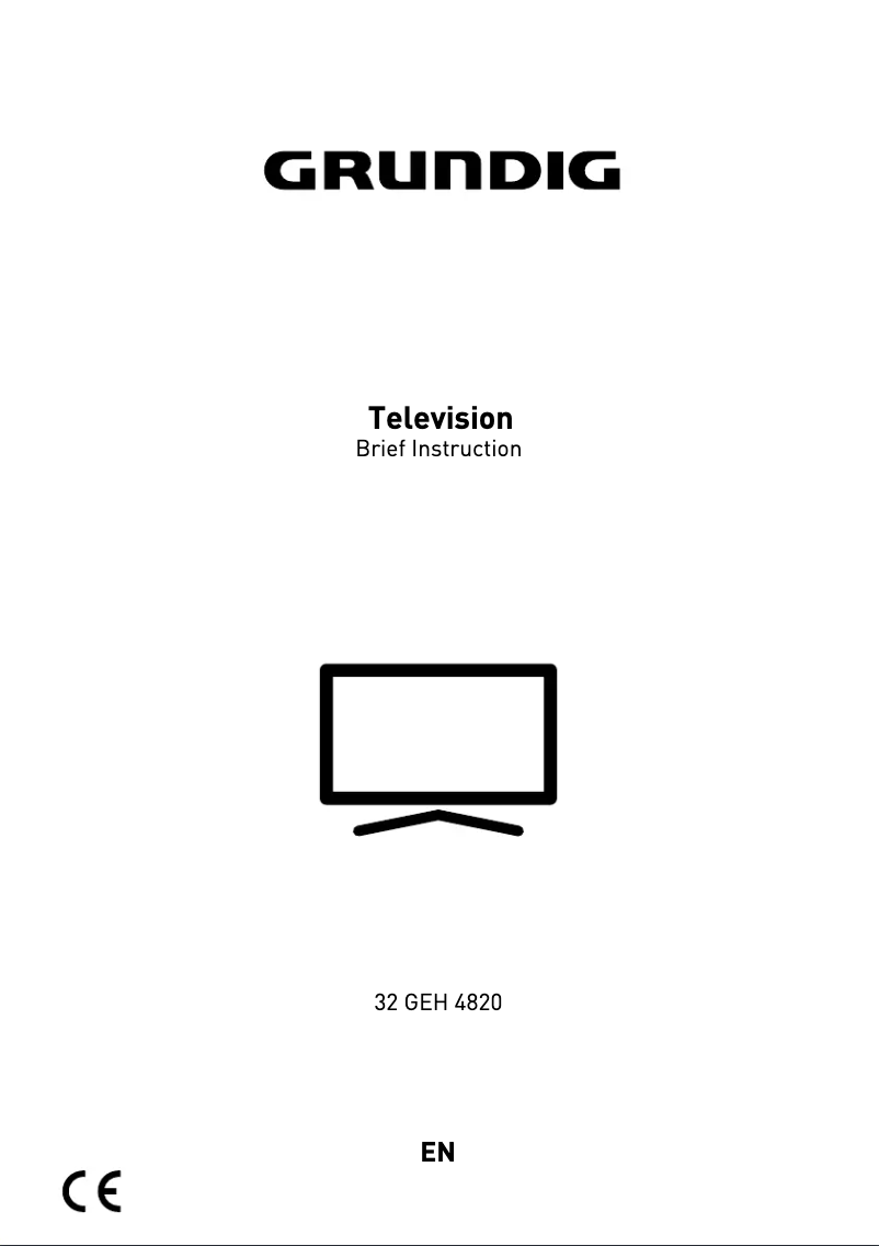 Page n°1 - Manuel utilisateur Grundig 32 GEH 4820