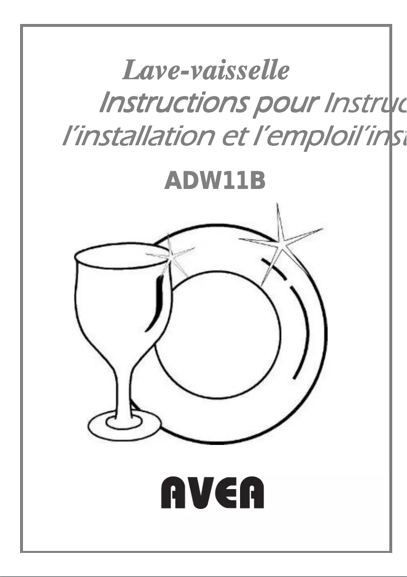 Page n°1 - Manuel utilisateur AVEA ADW11B