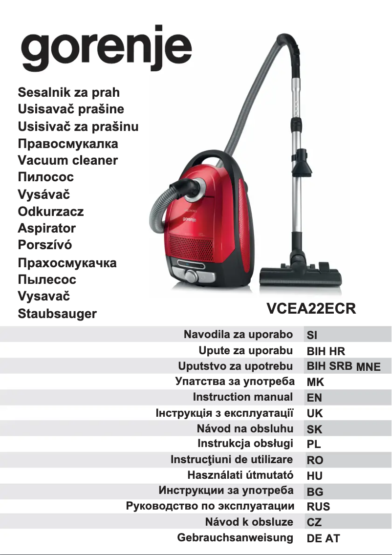 Imagen de la primera página del manual del dispositivo VCEA22ECR
