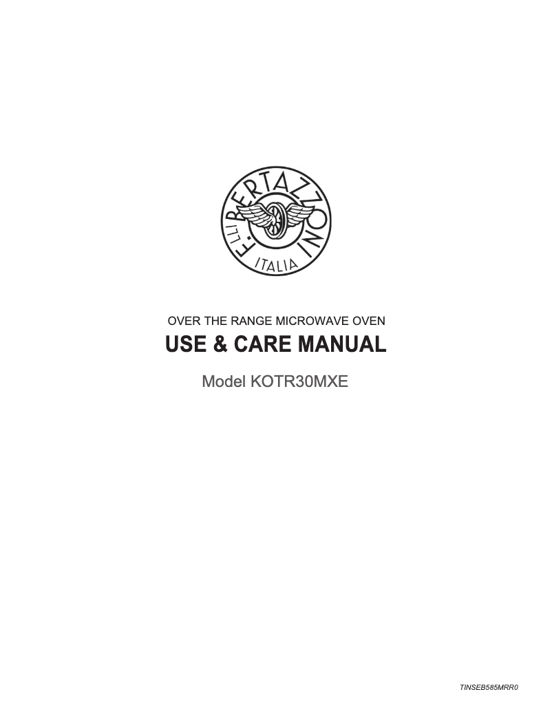 Image de la première page du manuel de l'appareil KOTR30X