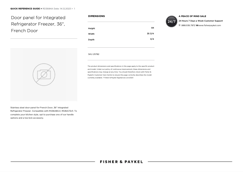 Image de la première page du manuel de l'appareil RD3684A