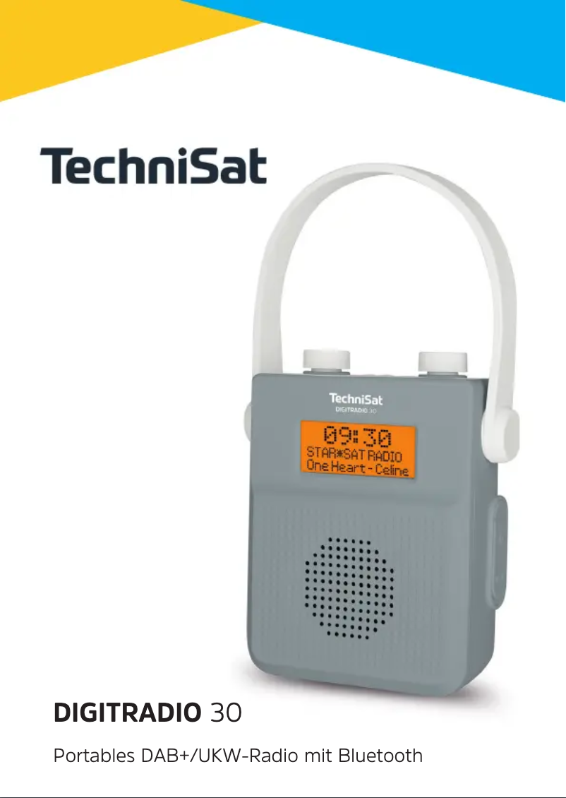 Page n°1 - Manuel utilisateur TechniSat DigitRadio 30