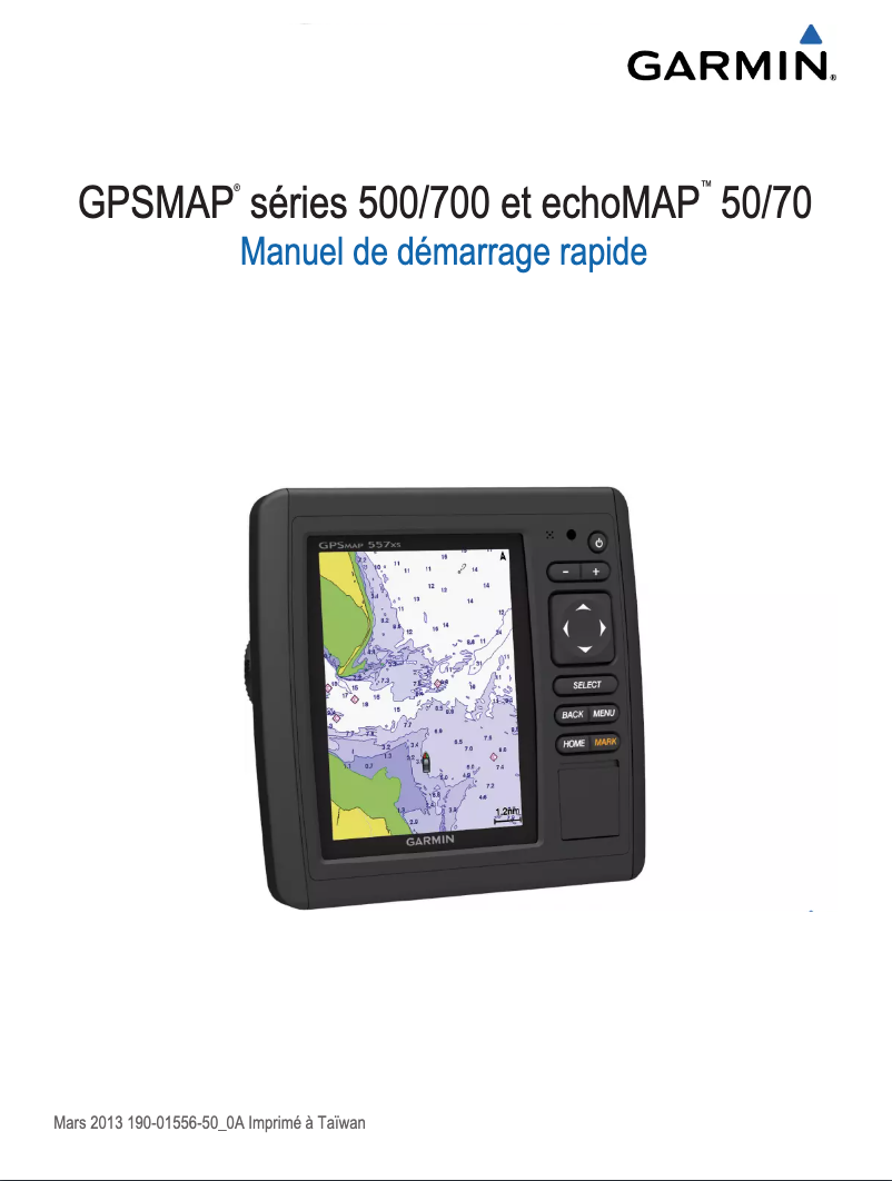 Page 1 de la notice Manuel utilisateur Garmin GPSMAP 721xs